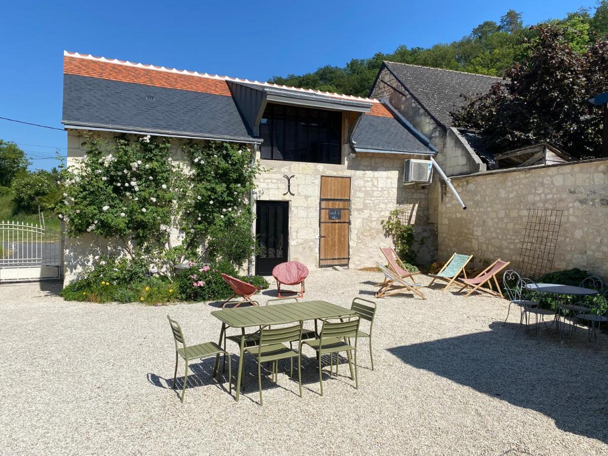 Studio Indre Climatise, La Halte De Cuze, Aux Abords De La Loire A Velo Huismes Εξωτερικό φωτογραφία